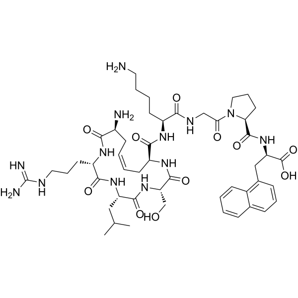 NH2-c[XRLSX]-KGP-(D-1Nal) 2891469-80-8